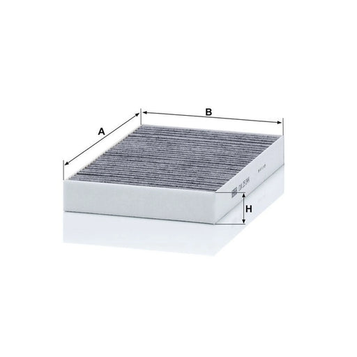 MANN-FILTER Cabin Air Filter (Pollen Filter) Eng.compart. pas CUK 25 044