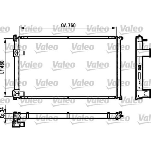 Valeo Engine Radiator 732063