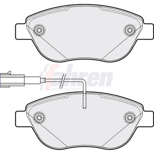 Fahren Front Brake Pad Set FBP3384