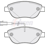 Fahren Front Brake Pad Set fits Abarth 500 / 595 / 695 2008 on 1.4
