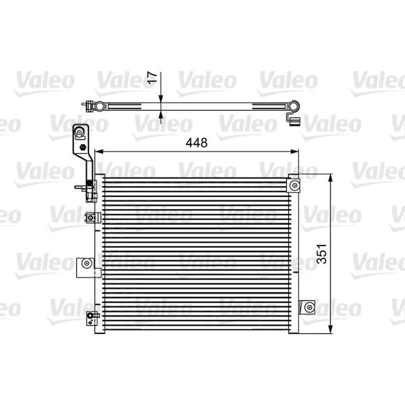 Valeo Air Conditioning Condenser 814084