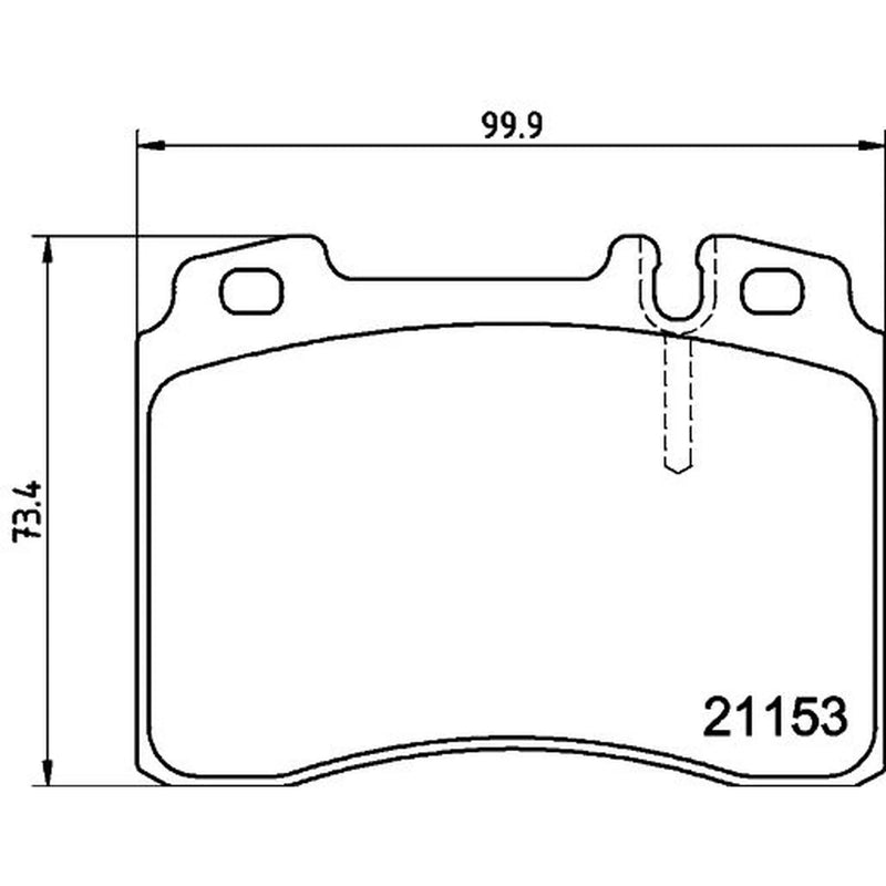 Mintex Front Brake Pad Set MDB1724