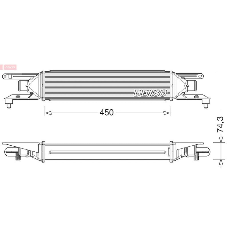 Denso Intercooler (Charge Air Cooler) DIT01007