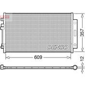 Denso Air Conditioning Condenser fits Alfa Romeo Giulia 2015 on 2.2