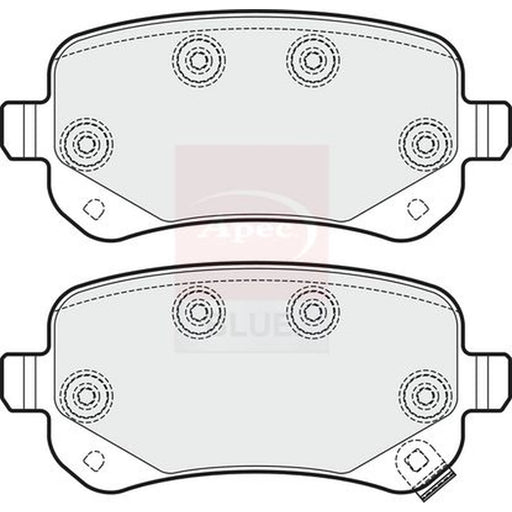 Apec Rear Brake Pad Set PD3608