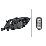 Hella Headlight Headlamp H7/H3 Right 1EH 246 047-221