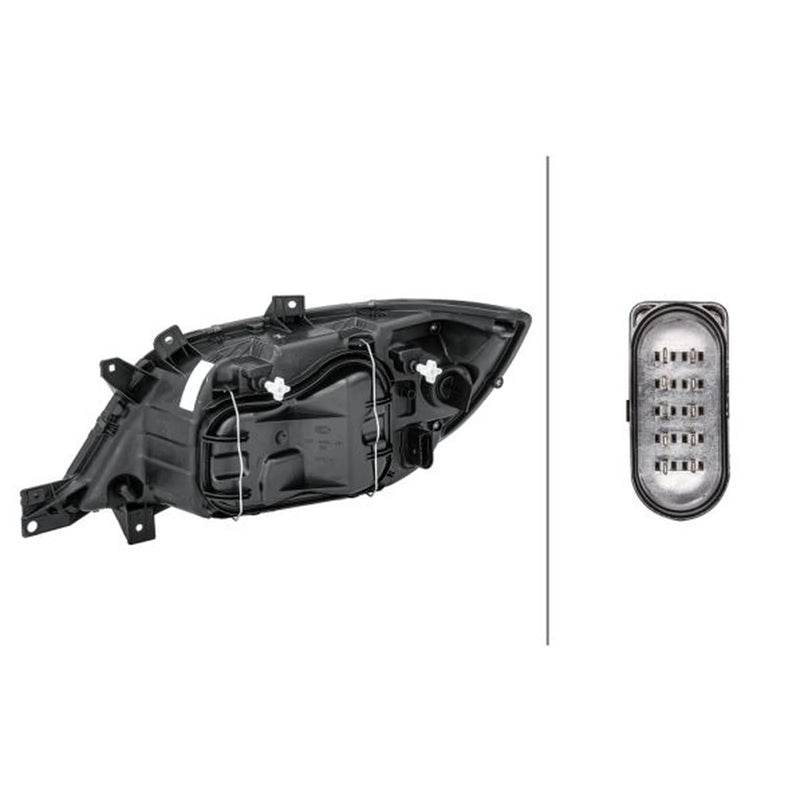 Hella Headlight Headlamp H7/H3 Right 1EH 246 047-221