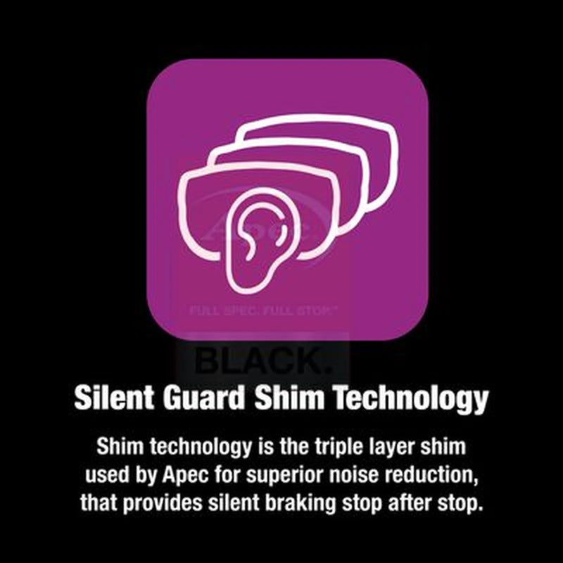 Apec Front Brake Pad Set PAD1355B