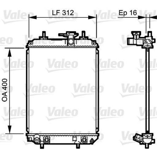 Valeo Engine Radiator 735259