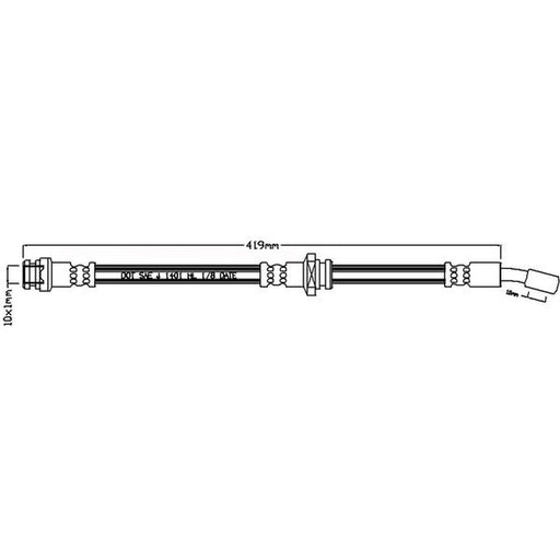 Juratek Brake Hydraulic Hose Line Right JBH1320