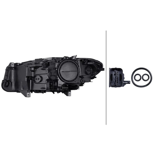 Hella Headlight Headlamp H7/H7 Right 1LL 010 131-941