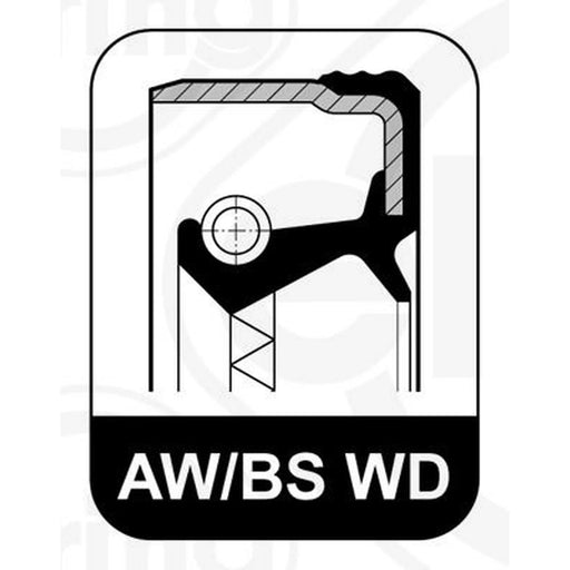 Elring Wheel Hub Shaft Seal OD ID Thick 022.851