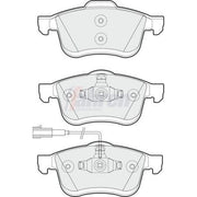 Fahren Front Brake Pad Set fits Chrysler Delta 2011 on 2.0