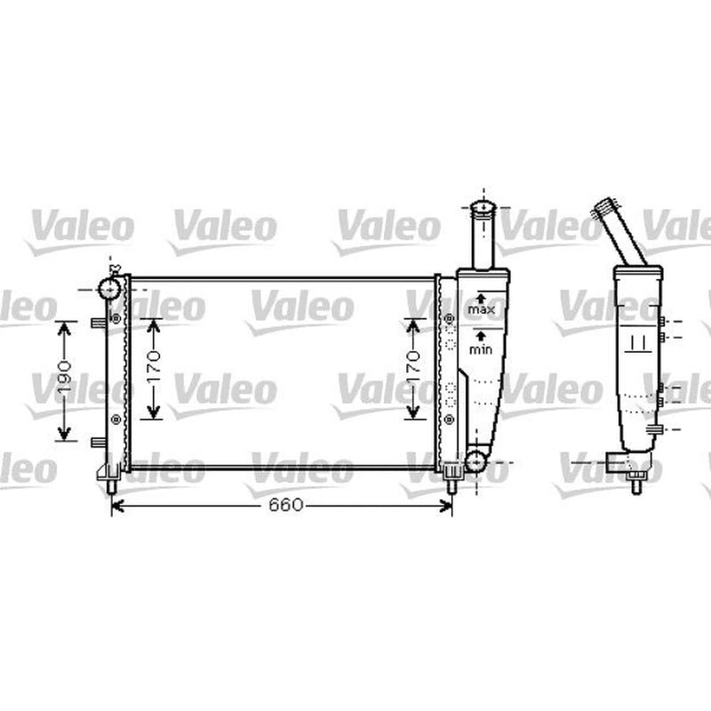 Valeo Engine Radiator 734457