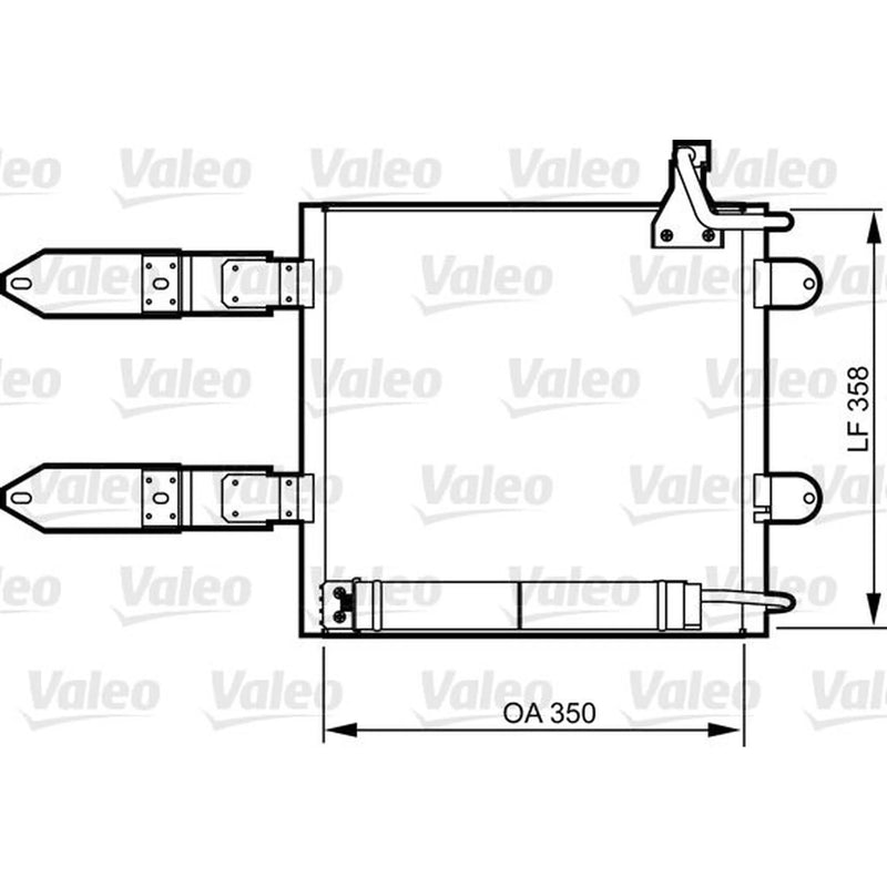 Valeo Air Conditioning Condenser 817247