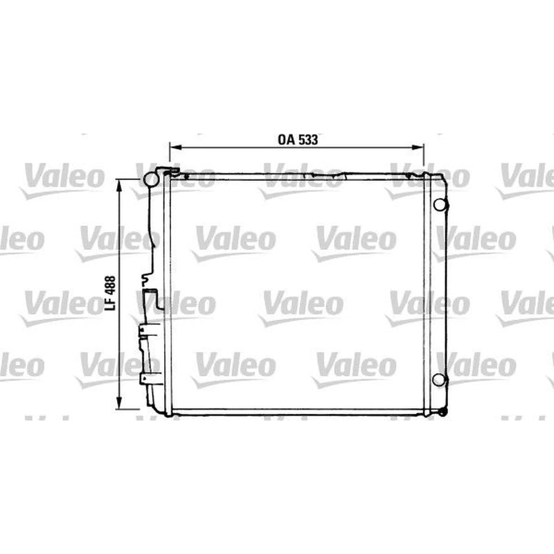 Valeo Engine Radiator 819377