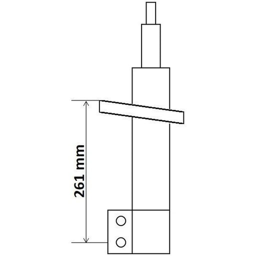 KYB Shock Absorber Damper Strut Front 338759