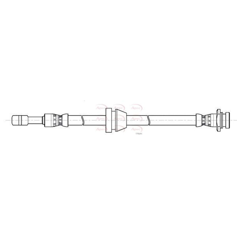 Apec Brake Hydraulic Hose Line Front HOS4484