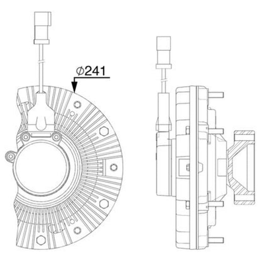 Mahle Radiator Fan Clutch CFC 257 000P