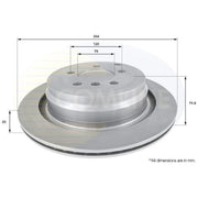 Comline Rear Brake Discs ADC1333V