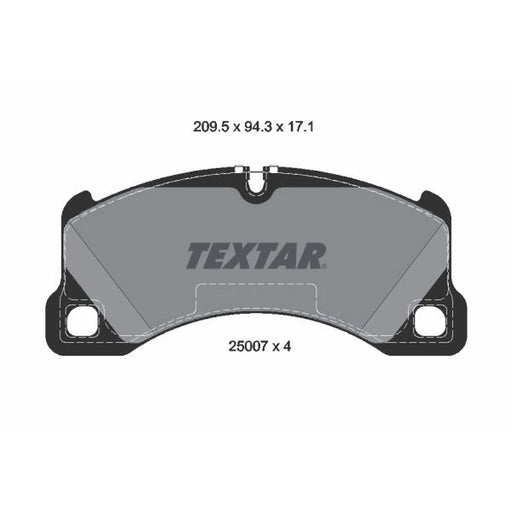 Textar Front Brake Pad Set 2500703
