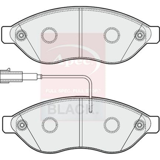 Apec Front Brake Pad Set PAD1858B