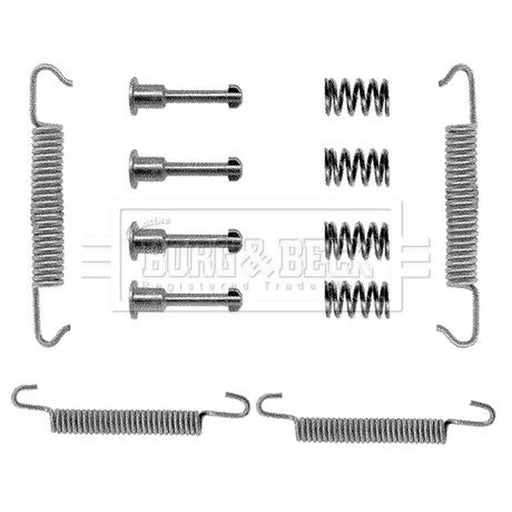 Borg & Beck Parking Brake Shoe Accessory Kit Rear BBK6007