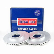 Borg & Beck 2 x Vented Front Brake Discs BBD4313-x2