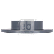 Febi 2 x Solid Rear Brake Discs 184658-x2