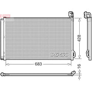 Denso Air Conditioning Condenser DCN99083