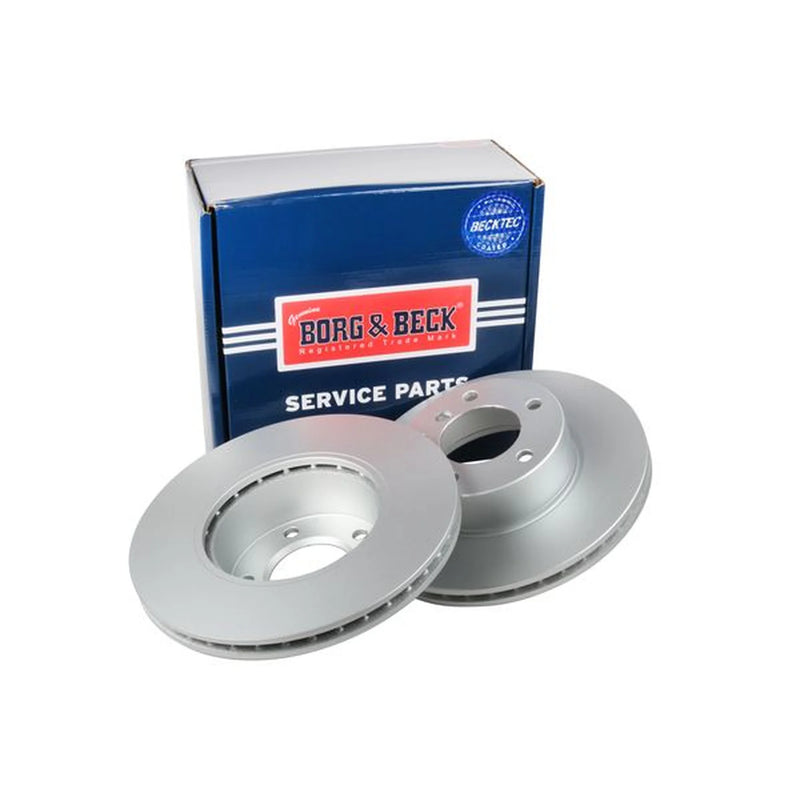 Borg & Beck 2 x Vented Front Brake Discs BBD4471-x2