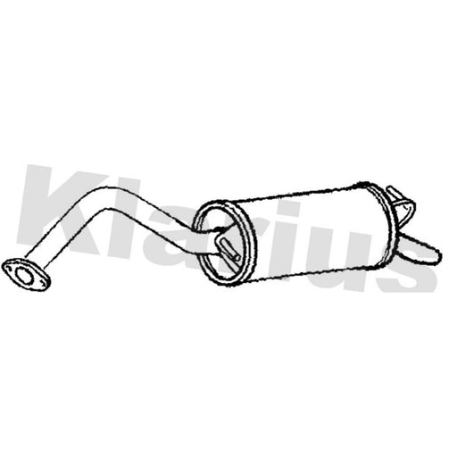 Klarius Box With Tail Pipe Rear TY803G