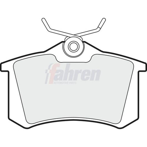 Fahren Front & Rear Pads fits Seat Ibiza 1996-2002 1.4 1.6
