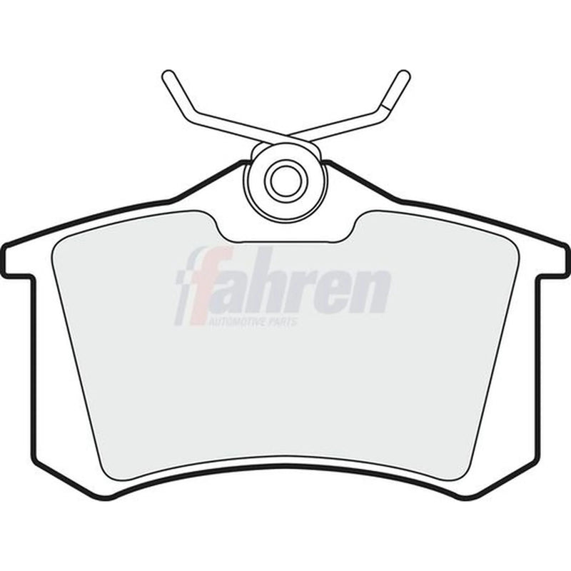 Fahren Front & Rear Brake Discs & Pads fits Skoda Superb I 2001-2008 2.5 2.8