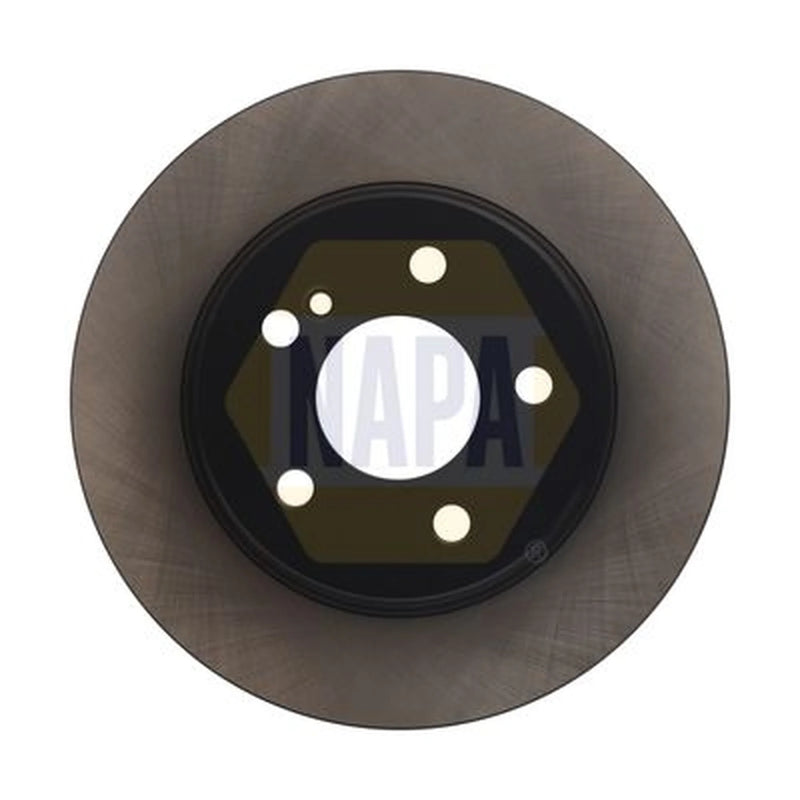 NAPA 2 x Solid Rear Brake Discs NBD5171-x2