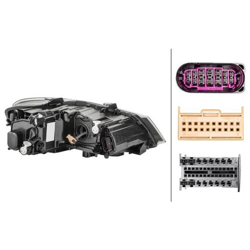 Hella Headlight Headlamp LED Left 1EA 012 034-411