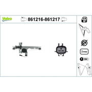 Valeo Electric Window Regulator Lifter Right Rear 861217