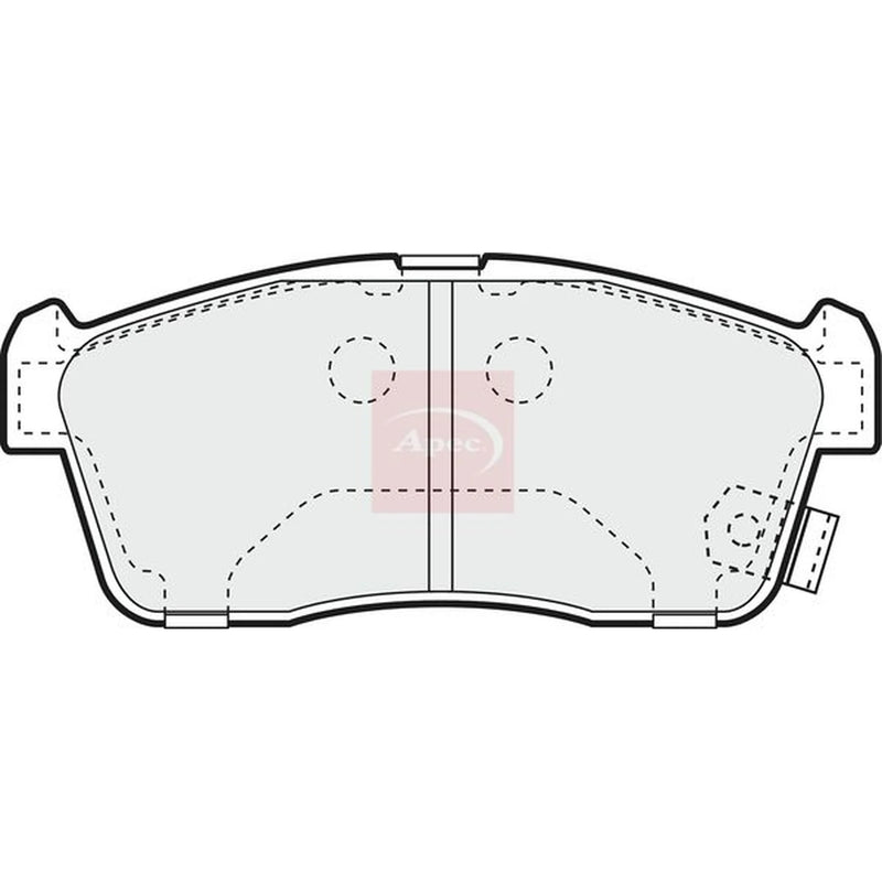 Apec Front Brake Pad Set PAD1111