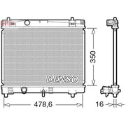 Denso Engine Radiator DRM50103