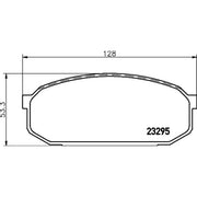 Mintex Front Brake Pad Set MDB1712