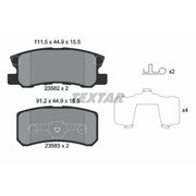 Textar Rear Brake Pad Set 2358202