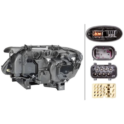 Hella Headlight Headlamp D1S/H7 Right 1ZS 009 044-521