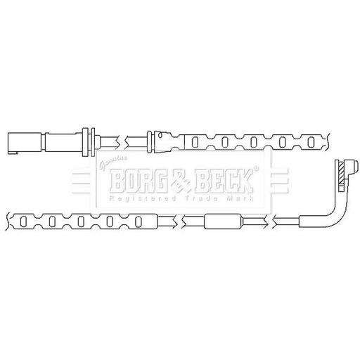 Borg & Beck Brake Pad Wear Sensor Rear BWL3035