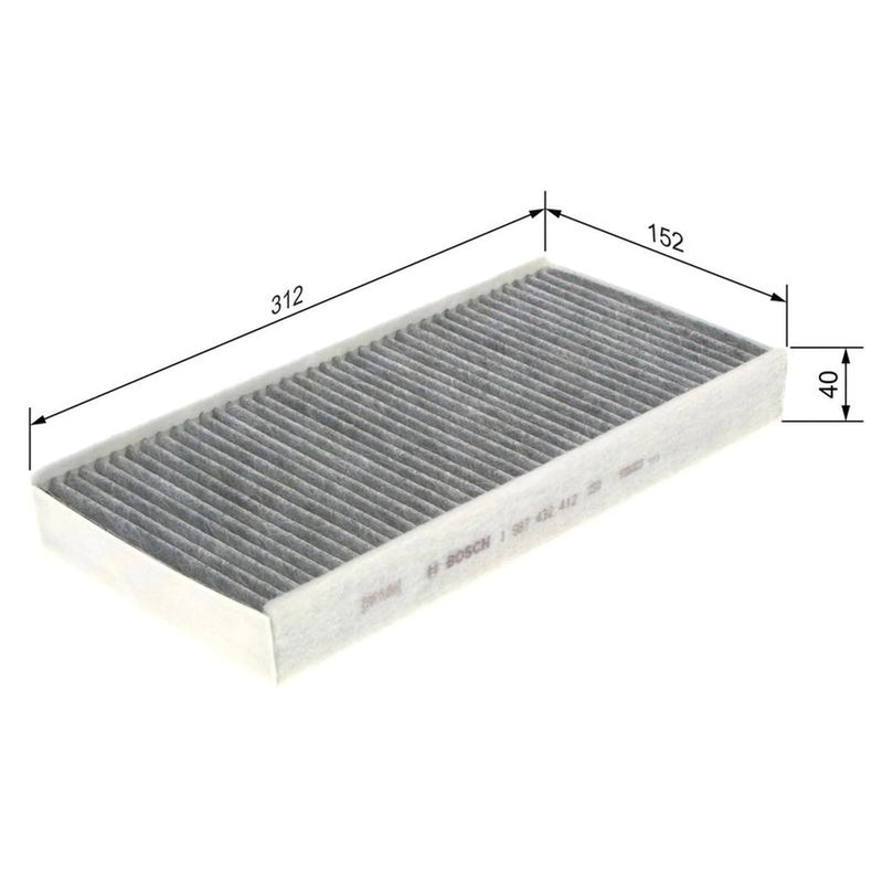 Bosch Cabin Air Filter (Pollen Filter) 1 987 432 412
