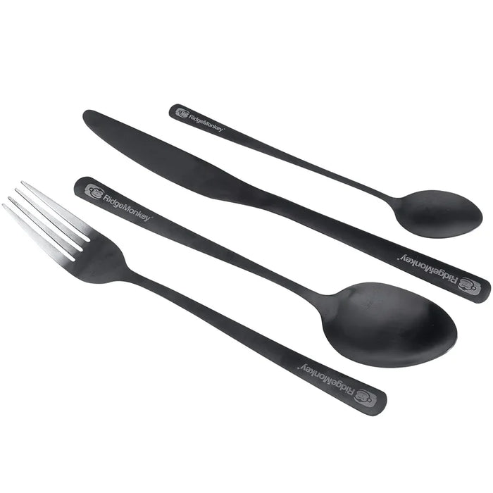 RidgeMonkey DLX Cutlery Set Four Pack - RidgeMonkey - Van Life Living