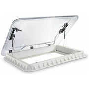 Dometic Heki 2 De Luxe Roof window for caravans, with integrated lights and honeycomb blind - Dometic - Van Life Living