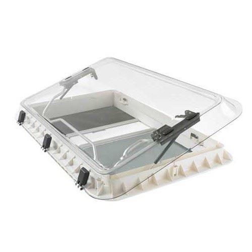 Dometic Heki 2 De Luxe Roof window for caravans, with integrated lights and honeycomb blind - Dometic - Van Life Living