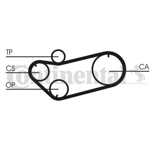 Continental CTAM Timing Belt Cambelt 103 Teeth CT675