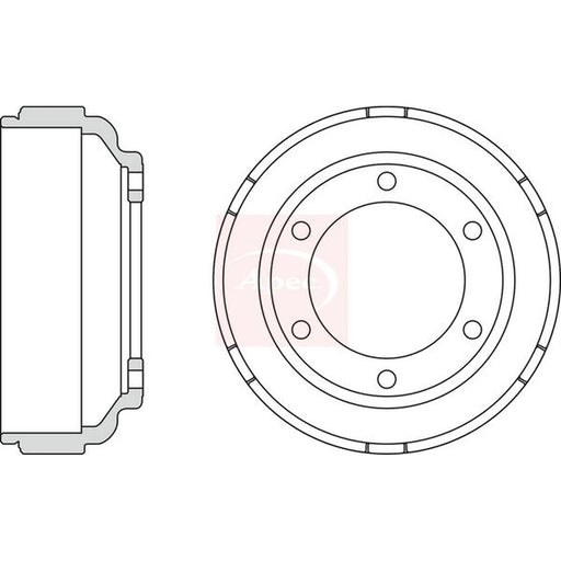 Apec Brake Drum Assembly Rear DRM9920