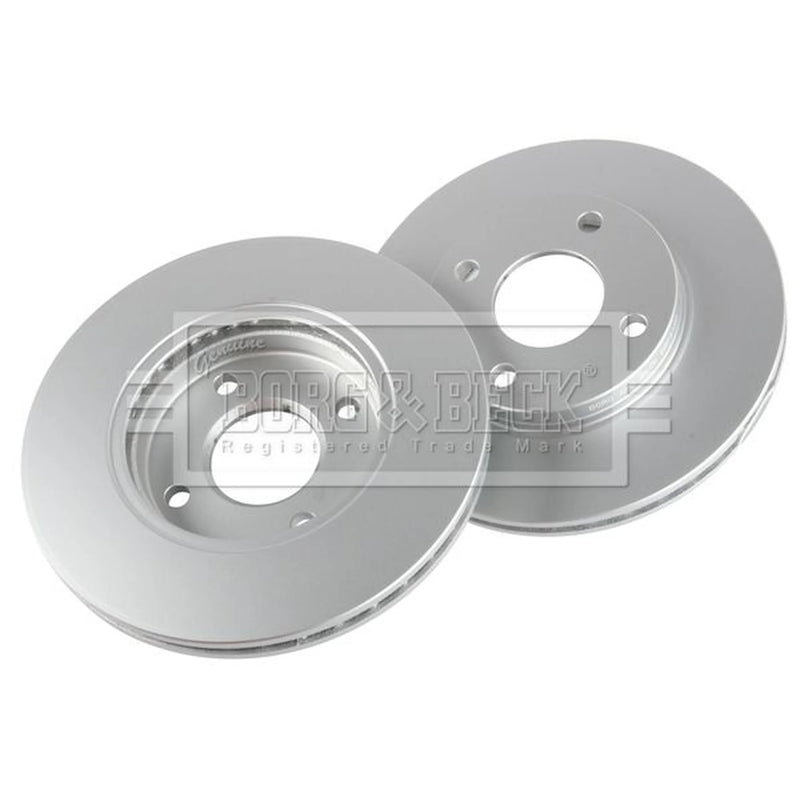 Borg & Beck 2 x Vented Front Brake Discs BBD4120-x2